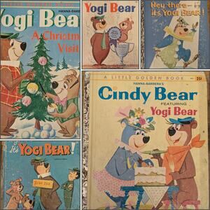 Yogi Bear Book Bundle 1960's